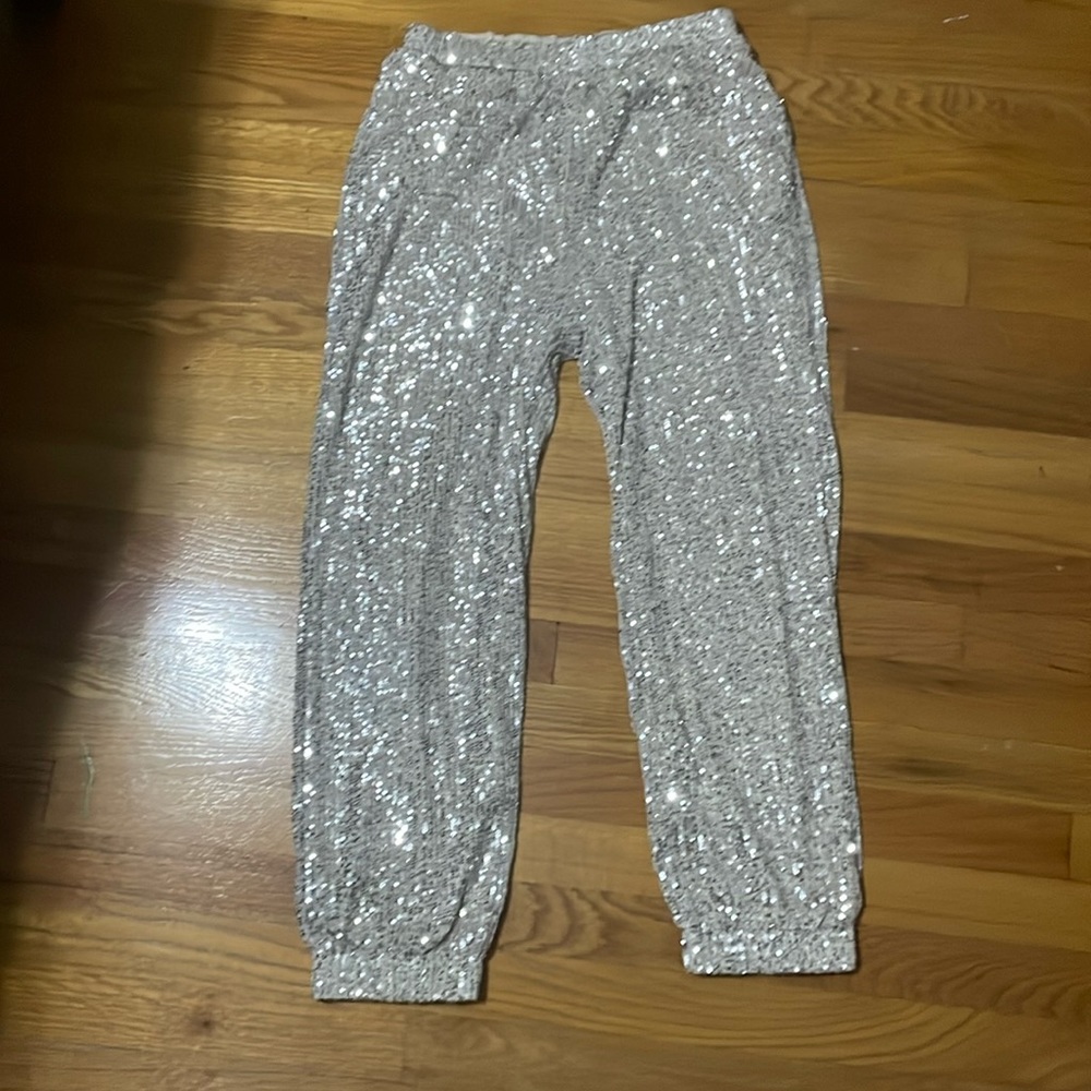 GIRLS SEQUIN JOGGERS